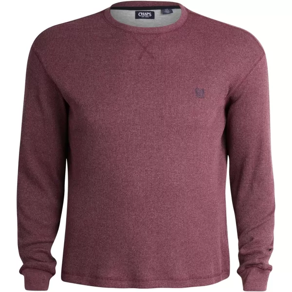 Chaps Men's Long Sleeve Shirt – 2 Pack Casual Thermal Crewneck Shirt - Waffle Knit Shirt for Men 