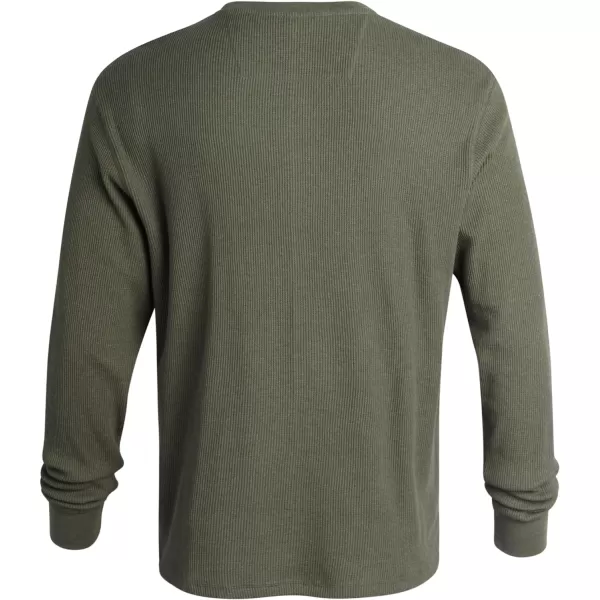 Chaps Men's Long Sleeve Shirt – 2 Pack Casual Thermal Crewneck Shirt - Waffle Knit Shirt for Men 