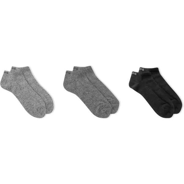 Chaps Men's Marl Low Cut Dress Socks - 3 Pair Pack - Casual Assorted