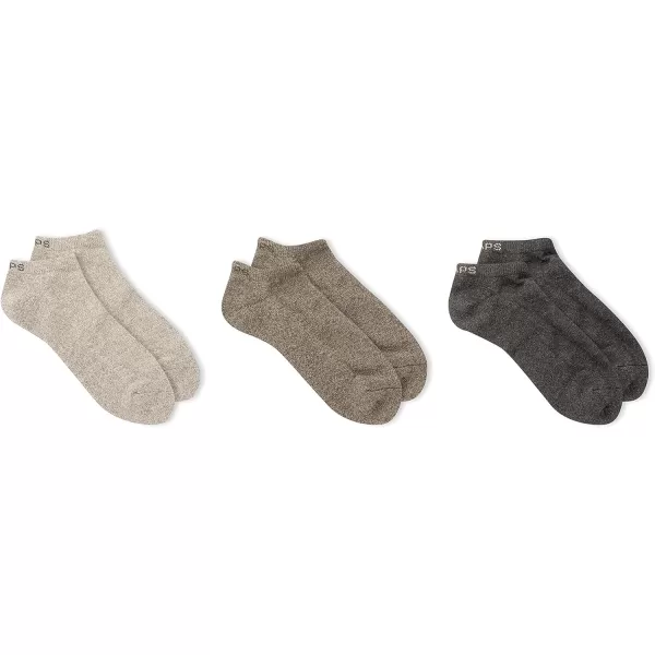 Chaps Men's Marl Low Cut Dress Socks - 3 Pair Pack - Casual Assorted