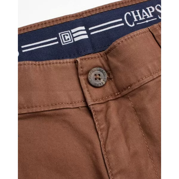 Chaps Men’s Pants – 5 Pocket Flex Waistband Straight Fit Pants - Casual Stretch Chino Pants for Men