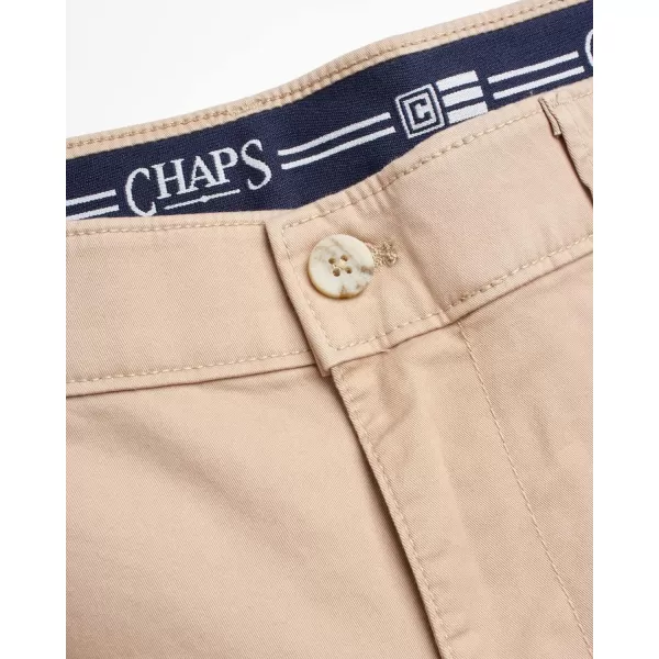 Chaps Men’s Pants – 5 Pocket Flex Waistband Straight Fit Pants - Casual Stretch Chino Pants for Men