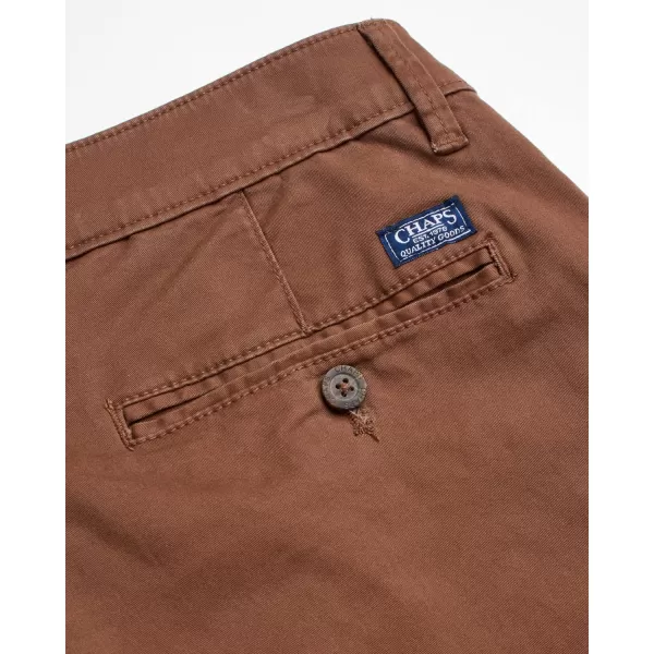 Chaps Men’s Pants – 5 Pocket Flex Waistband Straight Fit Pants - Casual Stretch Chino Pants for Men