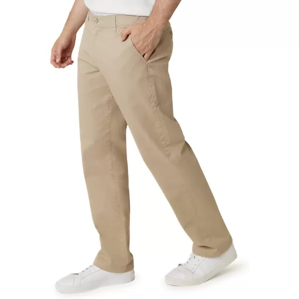 Chaps Men’s Pants – 5 Pocket Flex Waistband Straight Fit Pants - Casual Stretch Chino Pants for Men