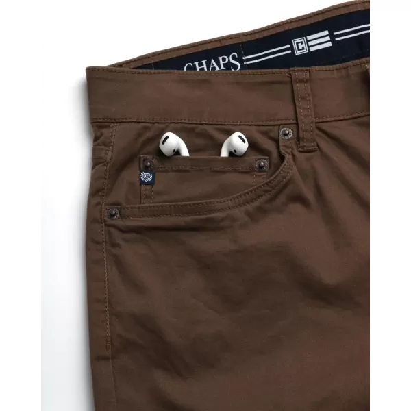 Chaps Men’s Pants – Modern Tech Stretch 5 Pocket Slim Fit Pants - Casual Stretch Flex Chino Pants for Men