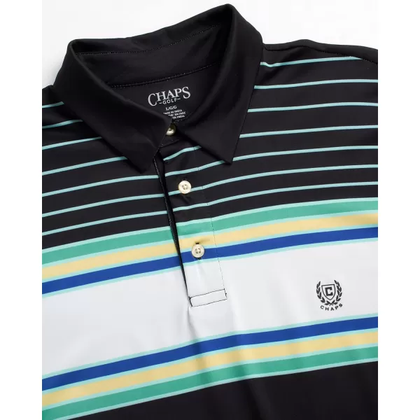 Chaps Men's Polo Shirt - 2 Pack Dry Fit Performance Short Sleeve Golf Polo Shirt for Men 