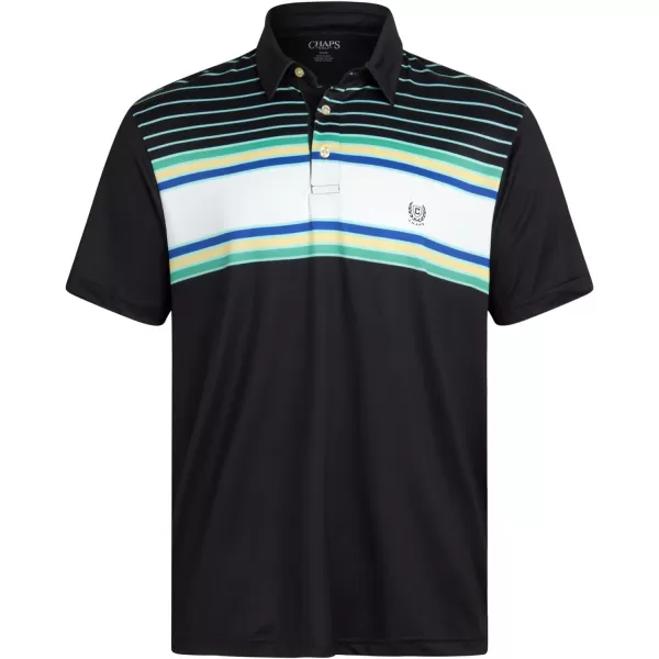 Chaps Men's Polo Shirt - 2 Pack Dry Fit Performance Short Sleeve Golf Polo Shirt for Men 