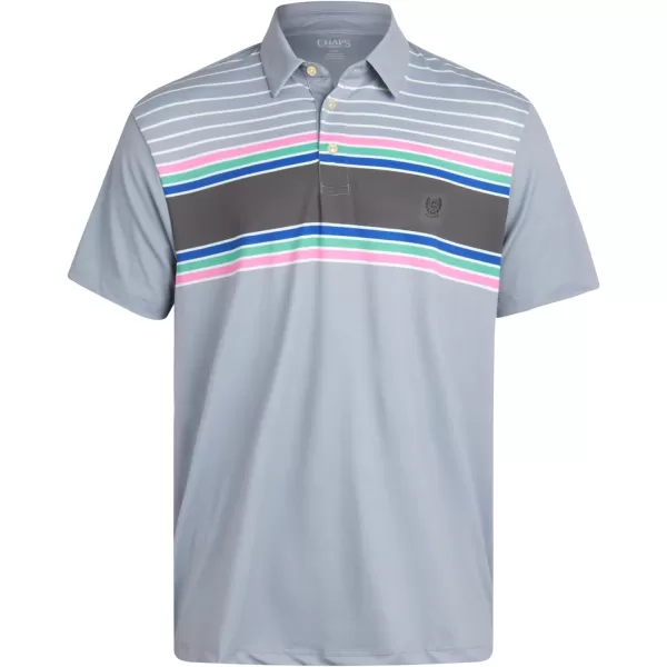 Chaps Men's Polo Shirt - 2 Pack Dry Fit Performance Short Sleeve Golf Polo Shirt for Men 