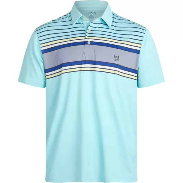 Chaps Men's Polo Shirt - 2 Pack Dry Fit Performance Short Sleeve Golf Polo Shirt for Men 