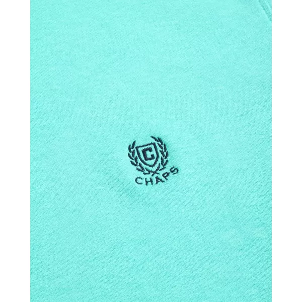 Chaps Men's Polo Shirt - Classic Fit Short Sleeve 2-Button Double Knit Cotton Polo Shirt 