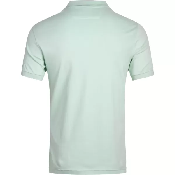 Chaps Men's Polo Shirt - Classic Fit Short Sleeve 2-Button Double Knit Cotton Polo Shirt 