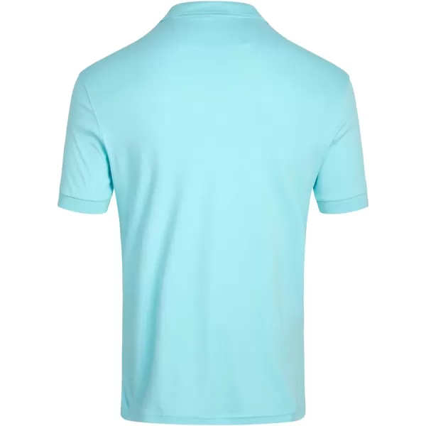 Chaps Men's Polo Shirt - Classic Fit Short Sleeve 2-Button Double Knit Cotton Polo Shirt 