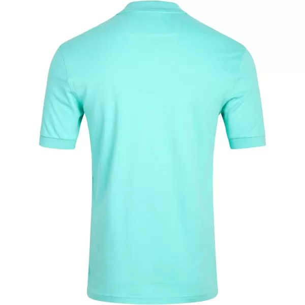 Chaps Men's Polo Shirt - Classic Fit Short Sleeve 2-Button Double Knit Cotton Polo Shirt 