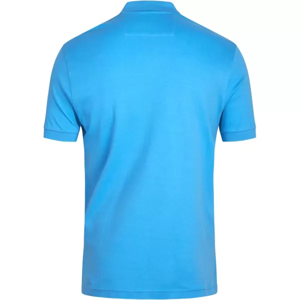 Chaps Men's Polo Shirt - Classic Fit Short Sleeve 2-Button Double Knit Cotton Polo Shirt 