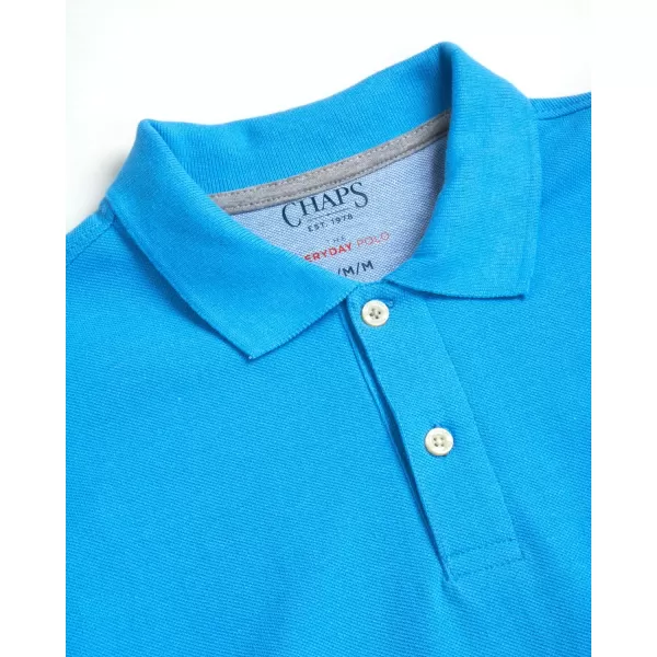 Chaps Men's Polo Shirt - Classic Fit Short Sleeve Casual Cotton Polo Shirt – Golf Shirt for Men 