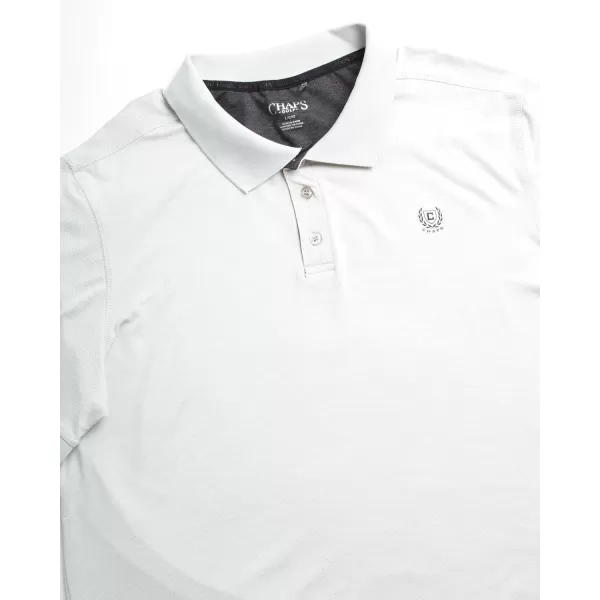 Chaps Men's Polo Shirt - Dry Fit Performance Short Sleeve Golf Polo Shirt for Men 