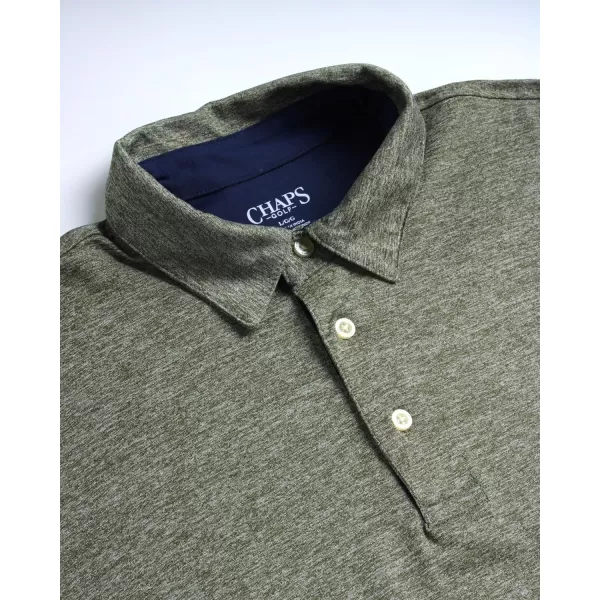 Chaps Men's Polo Shirt - Dry Fit Performance Short Sleeve Golf Polo Shirt for Men 