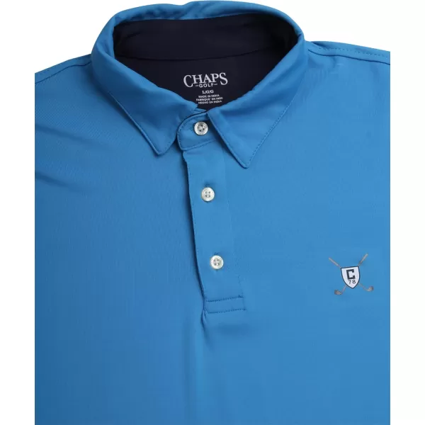 Chaps Men's Polo Shirt - Dry Fit Performance Short Sleeve Golf Polo Shirt for Men 