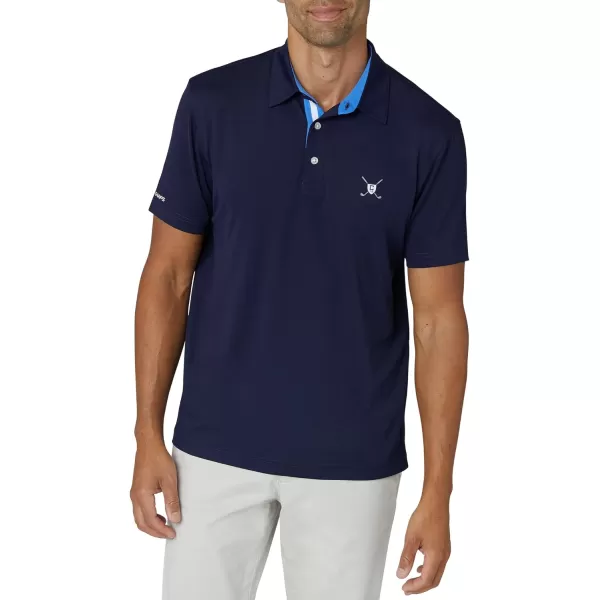 Chaps Men's Polo Shirt - Dry Fit Performance Short Sleeve Golf Polo Shirt for Men 