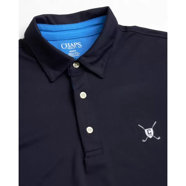 Chaps Men's Polo Shirt - Dry Fit Performance Short Sleeve Golf Polo Shirt for Men 