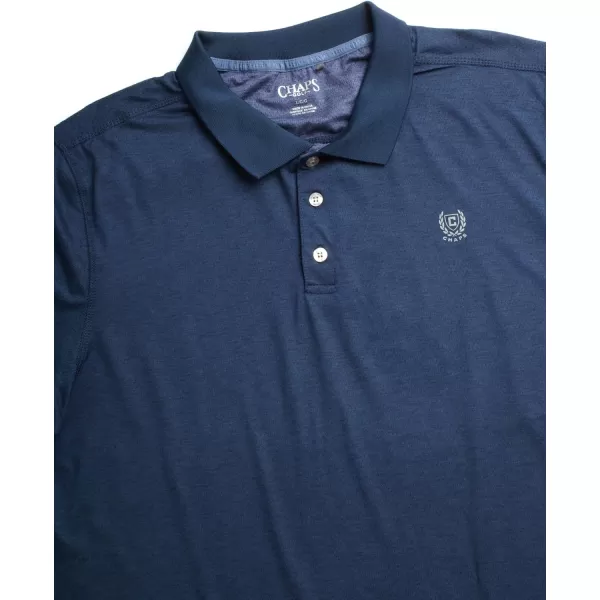 Chaps Men's Polo Shirt - Dry Fit Performance Short Sleeve Golf Polo Shirt for Men 