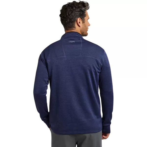 Chaps Men’s Quarter Zip Sweater - UPF 50+ Lightweight Dry Fit Sweater Fleece Golf Pullover for Men 