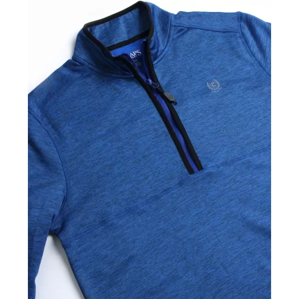 Chaps Men’s Quarter Zip Sweater - UPF 50+ Lightweight Dry Fit Sweater Fleece Golf Pullover for Men 