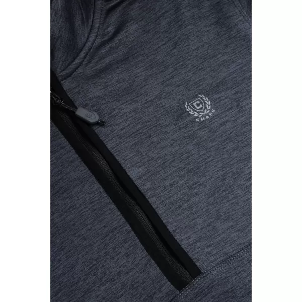 Chaps Men’s Quarter Zip Sweater - UPF 50+ Lightweight Dry Fit Sweater Fleece Golf Pullover for Men 