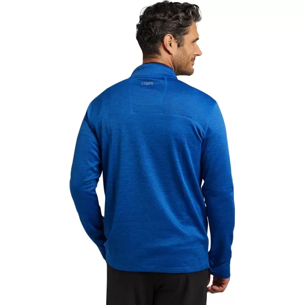Chaps Men’s Quarter Zip Sweater - UPF 50+ Lightweight Dry Fit Sweater Fleece Golf Pullover for Men 