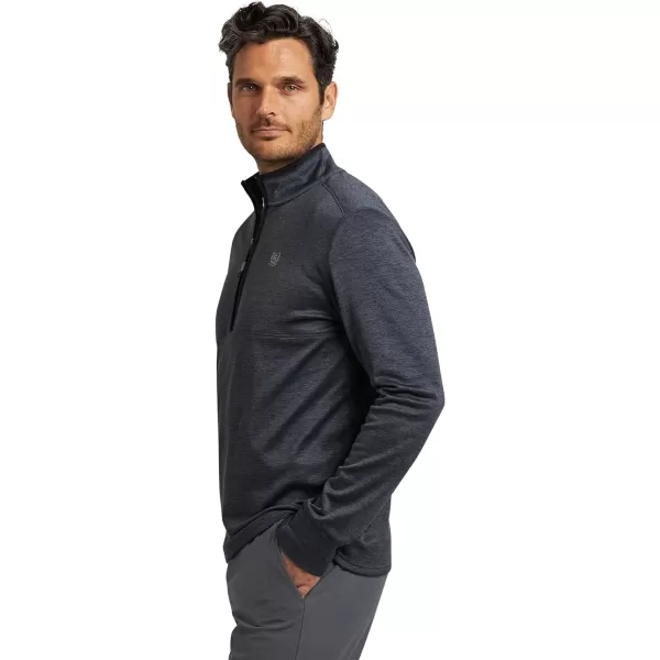 Chaps Men’s Quarter Zip Sweater - UPF 50+ Lightweight Dry Fit Sweater Fleece Golf Pullover for Men 