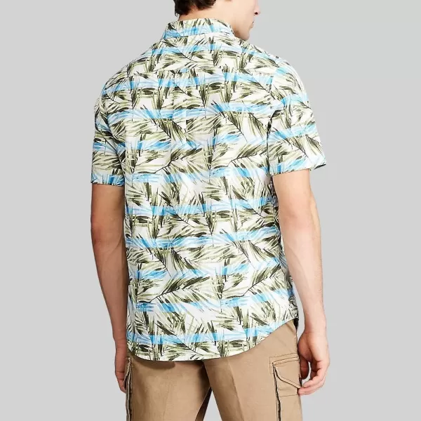 Chaps Men's Regular-fit Short Sleeve Wrinkle Resistant Sportshirt 