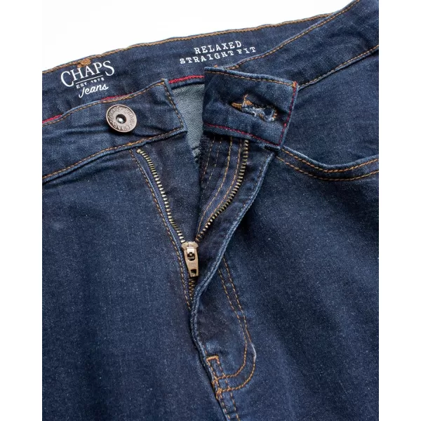 Chaps Men's Relaxed Fit Jeans - Comfort Stretch Denim Jeans - Classic Fit Jeans for Men