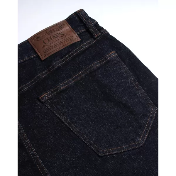 Chaps Men's Relaxed Fit Jeans - Straight Leg Stretch Comfort Denim Jeans for Men