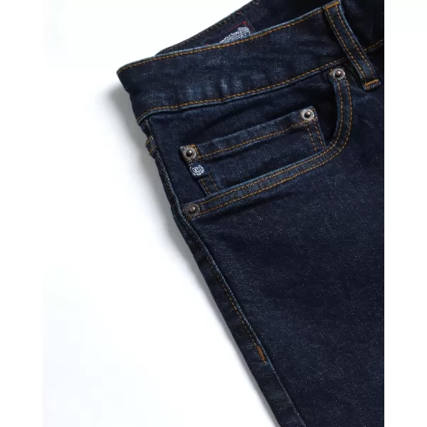 Chaps Men's Relaxed Fit Jeans - Straight Leg Stretch Comfort Denim Jeans for Men