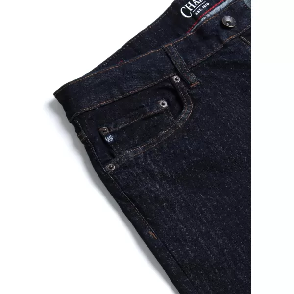 Chaps Men's Relaxed Fit Jeans - Straight Leg Stretch Comfort Denim Jeans for Men