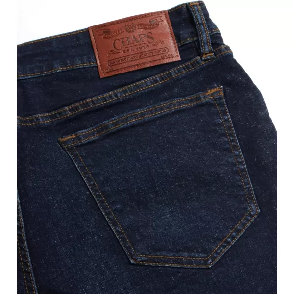 Chaps Men's Relaxed Fit Jeans - Straight Leg Stretch Comfort Denim Jeans for Men