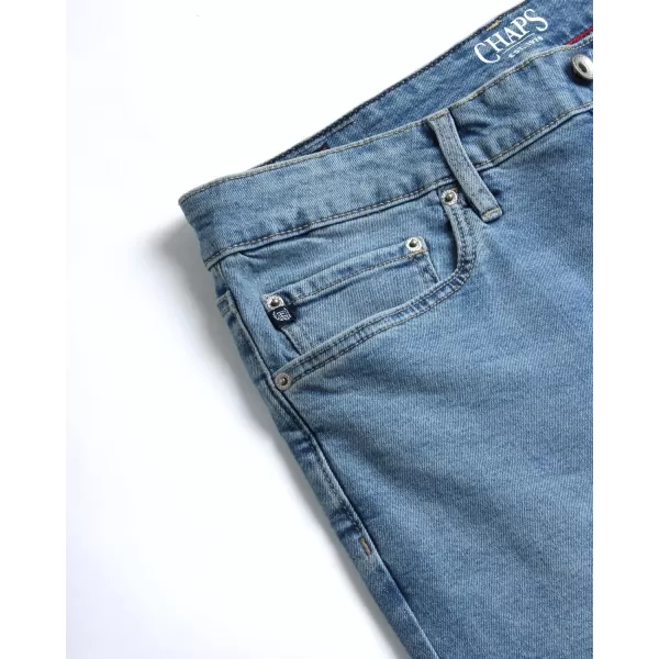 Chaps Men's Relaxed Fit Jeans - Straight Leg Stretch Comfort Denim Jeans for Men