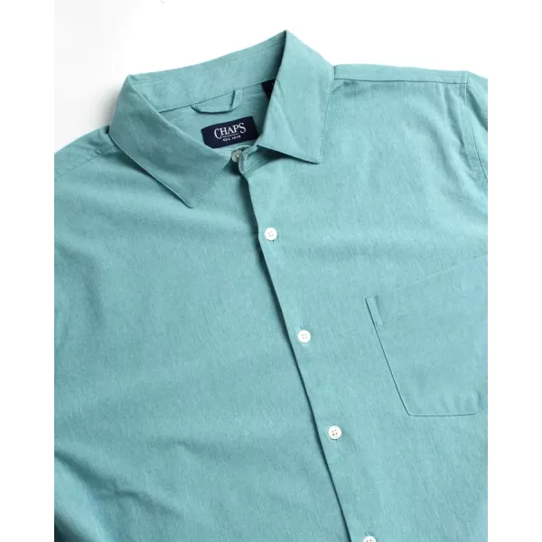 Chaps Men's Shirt - Classic Fit Button Down Long Sleeve Shirt - Wrinkle Resistant Casual Woven Shirt for Men 