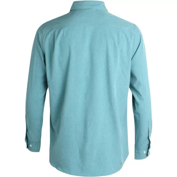 Chaps Men's Shirt - Classic Fit Button Down Long Sleeve Shirt - Wrinkle Resistant Casual Woven Shirt for Men 