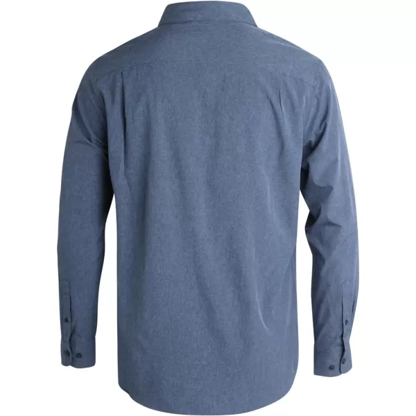 Chaps Men's Shirt - Classic Fit Button Down Long Sleeve Shirt - Wrinkle Resistant Casual Woven Shirt for Men 