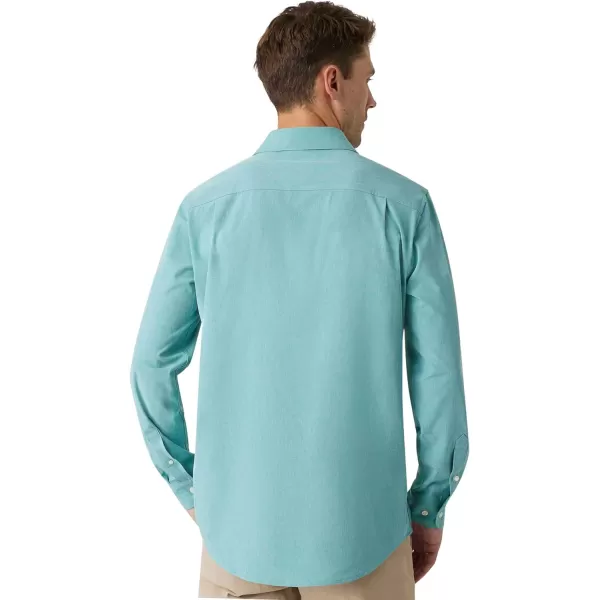 Chaps Men's Shirt - Classic Fit Button Down Long Sleeve Shirt - Wrinkle Resistant Casual Woven Shirt for Men 