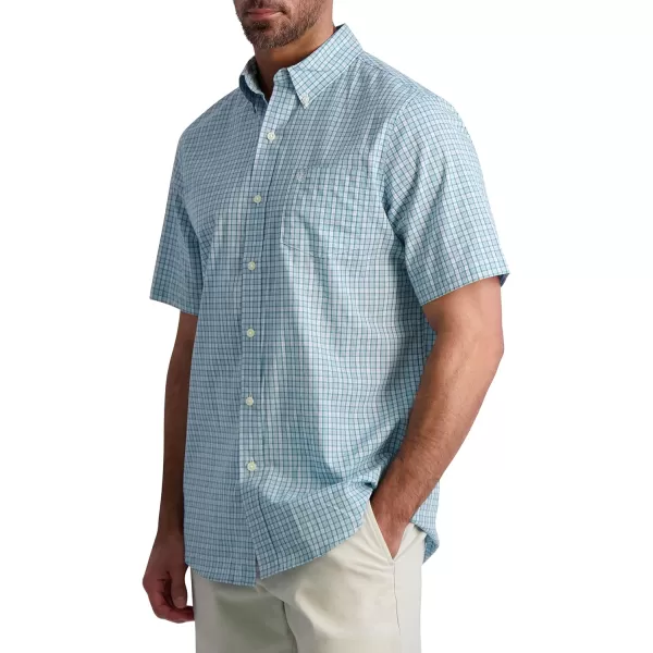 Chaps Men's Shirt - Classic Fit Short Sleeve Button Down Collared Shirt 