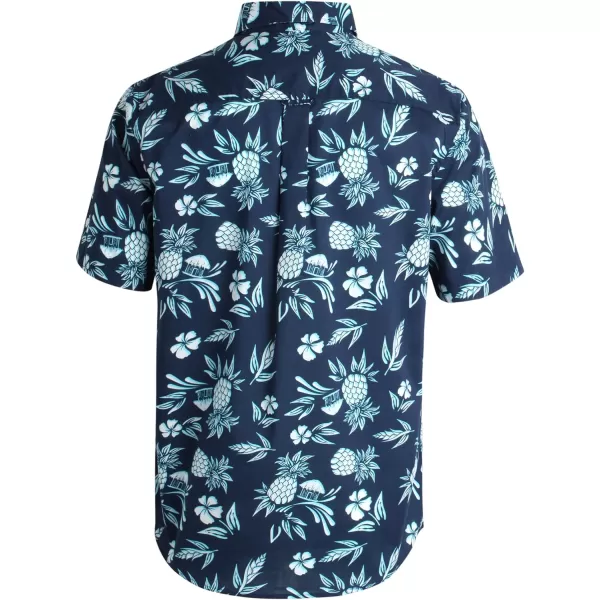 Chaps Men's Shirt - Classic Fit Short Sleeve Button Down Collared Shirt 