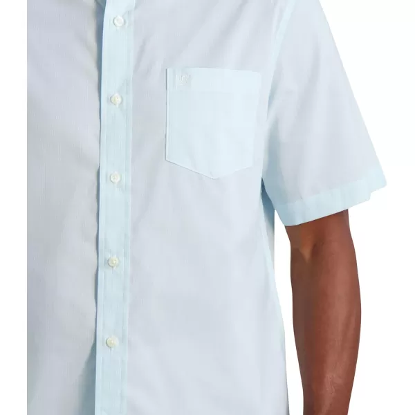 Chaps Men's Shirt - Classic Fit Short Sleeve Button Down Collared Shirt 