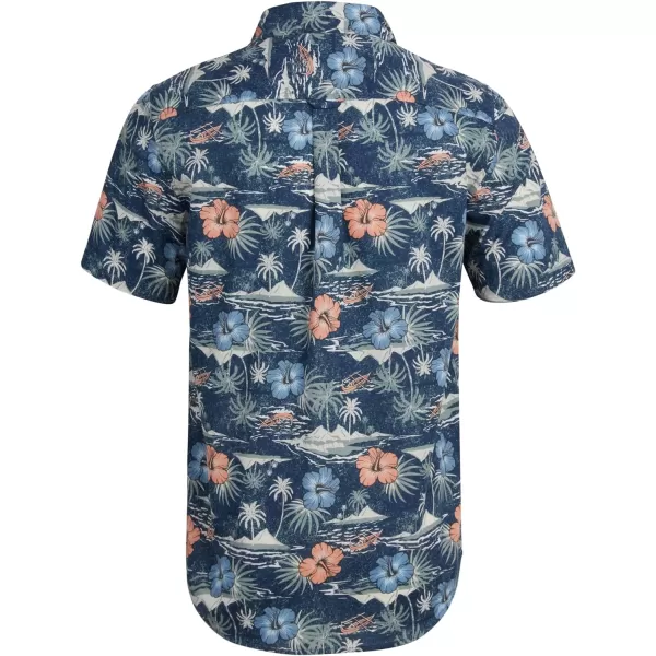 Chaps Men's Shirt - Classic Fit Short Sleeve Button Down Collared Shirt 