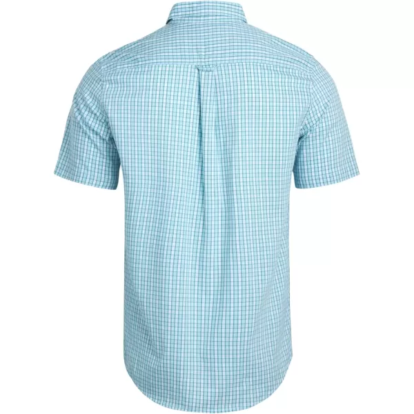 Chaps Men's Shirt - Classic Fit Short Sleeve Button Down Collared Shirt 