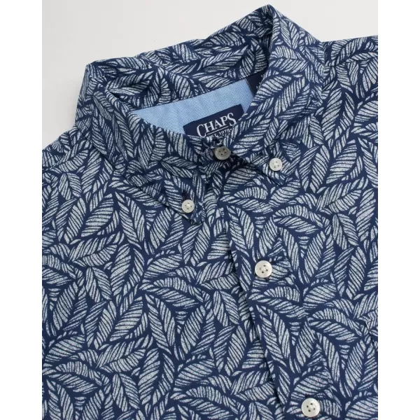 Chaps Men's Shirt - Classic Fit Short Sleeve Button Down Collared Shirt 