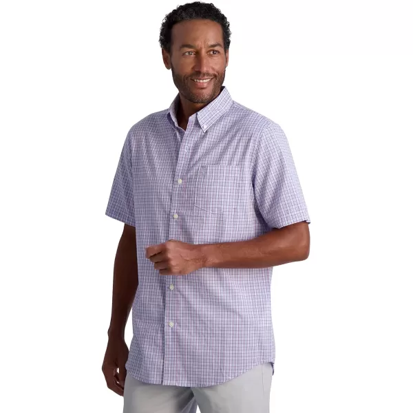 Chaps Men's Shirt - Classic Fit Short Sleeve Button Down Collared Shirt 
