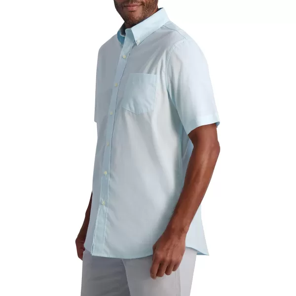 Chaps Men's Shirt - Classic Fit Short Sleeve Button Down Collared Shirt 
