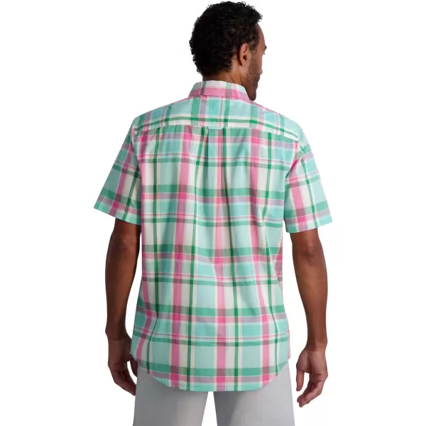 Chaps Men's Shirt - Classic Fit Short Sleeve Button Down Collared Shirt 